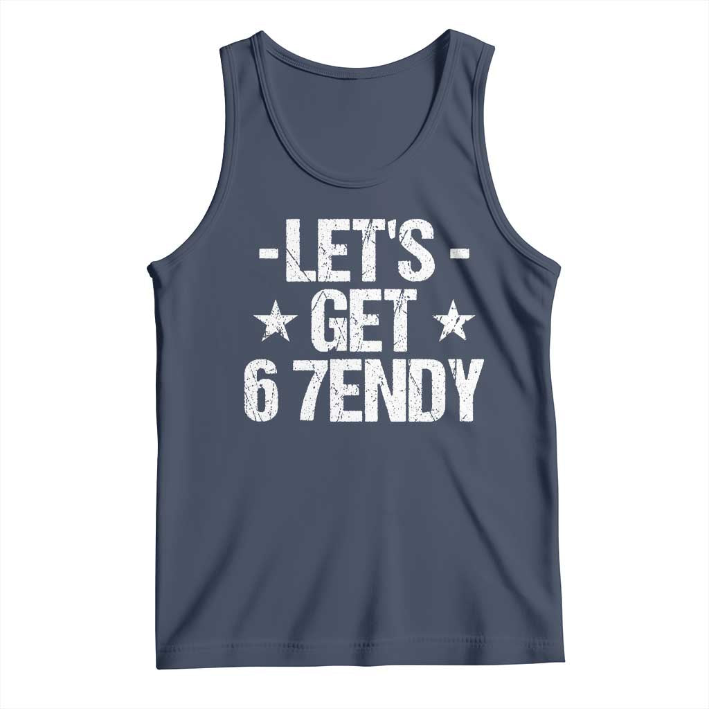 Lets Get Sendy 67 Six Seven Meme Alpha Slang Tank Top - Wonder Print Shop