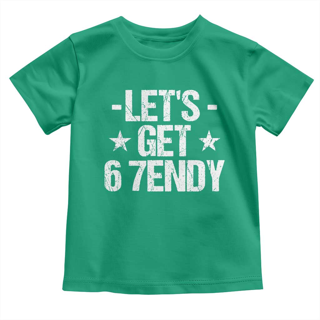 Lets Get Sendy 67 Six Seven Meme Alpha Slang Toddler T Shirt - Wonder Print Shop