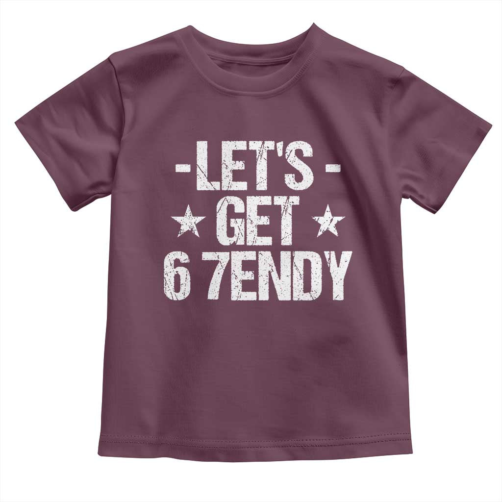 Lets Get Sendy 67 Six Seven Meme Alpha Slang Toddler T Shirt - Wonder Print Shop