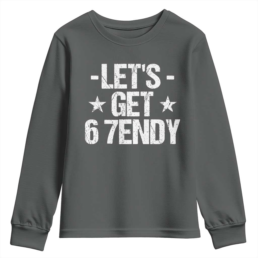 Lets Get Sendy 67 Six Seven Meme Alpha Slang Youth Sweatshirt - Wonder Print Shop
