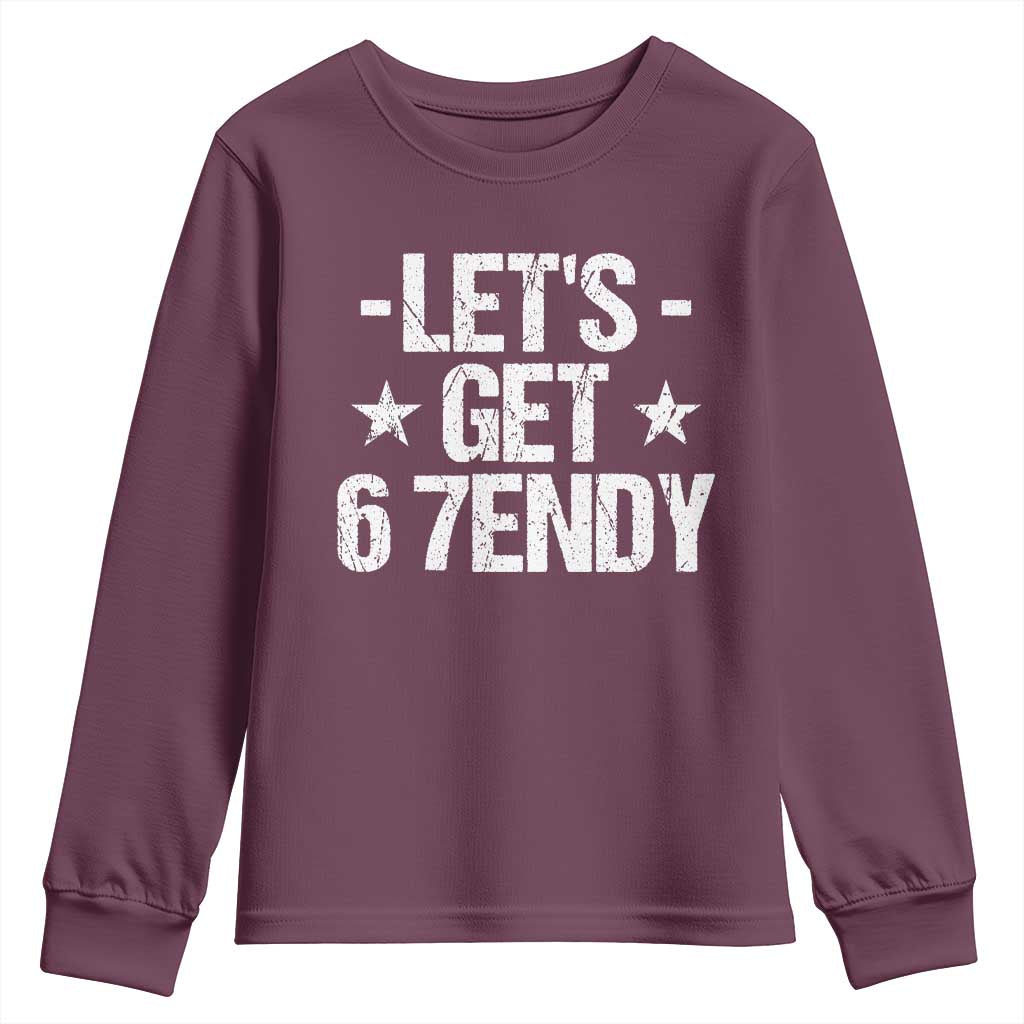 Lets Get Sendy 67 Six Seven Meme Alpha Slang Youth Sweatshirt - Wonder Print Shop