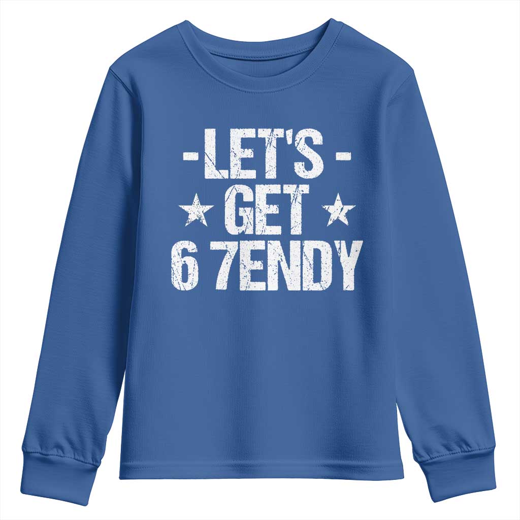Lets Get Sendy 67 Six Seven Meme Alpha Slang Youth Sweatshirt - Wonder Print Shop