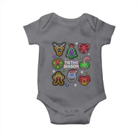 Funny Christmas Baby Onesie Tis The Season Neon Lights Santa Gingerbread