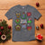 Funny Christmas T Shirt Tis The Season Neon Lights Santa Gingerbread - Wonder Print Shop