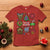 Funny Christmas T Shirt Tis The Season Neon Lights Santa Gingerbread - Wonder Print Shop