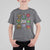 Funny Christmas T Shirt For Kid Tis The Season Neon Lights Santa Gingerbread - Wonder Print Shop
