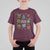 Funny Christmas T Shirt For Kid Tis The Season Neon Lights Santa Gingerbread - Wonder Print Shop