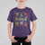 Funny Christmas T Shirt For Kid Tis The Season Neon Lights Santa Gingerbread - Wonder Print Shop