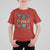 Funny Christmas T Shirt For Kid Tis The Season Neon Lights Santa Gingerbread - Wonder Print Shop