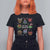 Funny Christmas T Shirt For Women Tis The Season Neon Lights Santa Gingerbread - Wonder Print Shop