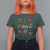 Funny Christmas T Shirt For Women Tis The Season Neon Lights Santa Gingerbread - Wonder Print Shop