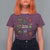 Funny Christmas T Shirt For Women Tis The Season Neon Lights Santa Gingerbread - Wonder Print Shop
