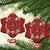 Retro Vintage Xmas Christmas Ornament Tis The Season Santa Hat Xmas Wrealth - Wonder Print Shop