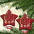 Retro Vintage Xmas Christmas Ornament Tis The Season Santa Hat Xmas Wrealth - Wonder Print Shop