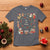 Retro Vintage Christmas T Shirt Tis The Season Santa Hat Xmas Wrealth - Wonder Print Shop