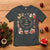 Retro Vintage Christmas T Shirt Tis The Season Santa Hat Xmas Wrealth - Wonder Print Shop