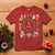 Retro Vintage Christmas T Shirt Tis The Season Santa Hat Xmas Wrealth - Wonder Print Shop