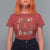 Retro Vintage Christmas T Shirt For Women Tis The Season Santa Hat Xmas Wrealth - Wonder Print Shop