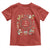 Retro Vintage Christmas Toddler T Shirt Tis The Season Santa Hat Xmas Wrealth