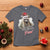 Funny Christmas Racoon T Shirt Sorry Santa I've Been Feral Trash Panda - Wonder Print Shop
