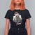 Funny Christmas Racoon T Shirt For Women Sorry Santa I've Been Feral Trash Panda - Wonder Print Shop