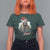 Funny Christmas Racoon T Shirt For Women Sorry Santa I've Been Feral Trash Panda - Wonder Print Shop