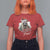 Funny Christmas Racoon T Shirt For Women Sorry Santa I've Been Feral Trash Panda - Wonder Print Shop