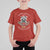 Funny Christmas Racoon T Shirt For Kid Sorry Santa I've Been Feral Xmas Wreath - Wonder Print Shop