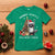 Funny Christmas Racoon T Shirt Sorry Santa I've Been Feral Xmas Hat - Wonder Print Shop
