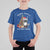 Funny Christmas Racoon T Shirt For Kid Sorry Santa I've Been Feral Xmas Hat - Wonder Print Shop