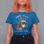 Funny Christmas Racoon T Shirt For Women Sorry Santa I've Been Feral Xmas Hat - Wonder Print Shop