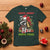 Funny Christmas Racoon T Shirt Sorta Merry Sorta Feral Xmas Wreath - Wonder Print Shop