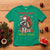 Funny Christmas Racoon T Shirt Sorta Merry Sorta Feral Xmas Wreath - Wonder Print Shop