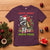 Funny Christmas Racoon T Shirt Sorta Merry Sorta Feral Xmas Wreath - Wonder Print Shop