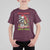 Funny Christmas Racoon T Shirt For Kid Sorta Merry Sorta Feral Xmas Wreath - Wonder Print Shop