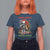 Funny Christmas Racoon T Shirt For Women Sorta Merry Sorta Feral Xmas Wreath - Wonder Print Shop
