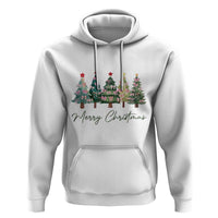 Merry Christmas Coquette Xmas Tree Hoodie Cute Pink Bow