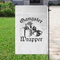 Funny Christmas Garden Flag Gangster Wrapper Vintage Presents Gift - Wonder Print Shop