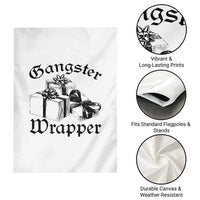 Funny Christmas Garden Flag Gangster Wrapper Vintage Presents Gift - Wonder Print Shop
