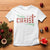 Christian Christmas T Shirt Merry Christmas Cross Faith - Wonder Print Shop