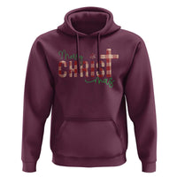 Christian Christmas Hoodie Merry Christmas Cross Faith