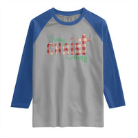 Christian Christmas Raglan Shirt Merry Christmas Cross Faith - Wonder Print Shop