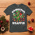 Funny Gangster Wrapper T Shirt Christmas Gangsta Elf Crew Presents - Wonder Print Shop