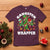 Funny Gangster Wrapper T Shirt Christmas Gangsta Elf Crew Presents - Wonder Print Shop