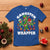 Funny Gangster Wrapper T Shirt Christmas Gangsta Elf Crew Presents - Wonder Print Shop