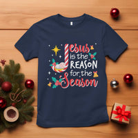 Jesus Is The Reason For The Season T Shirt Christmas Jolly Bell - Wonder Print Shop