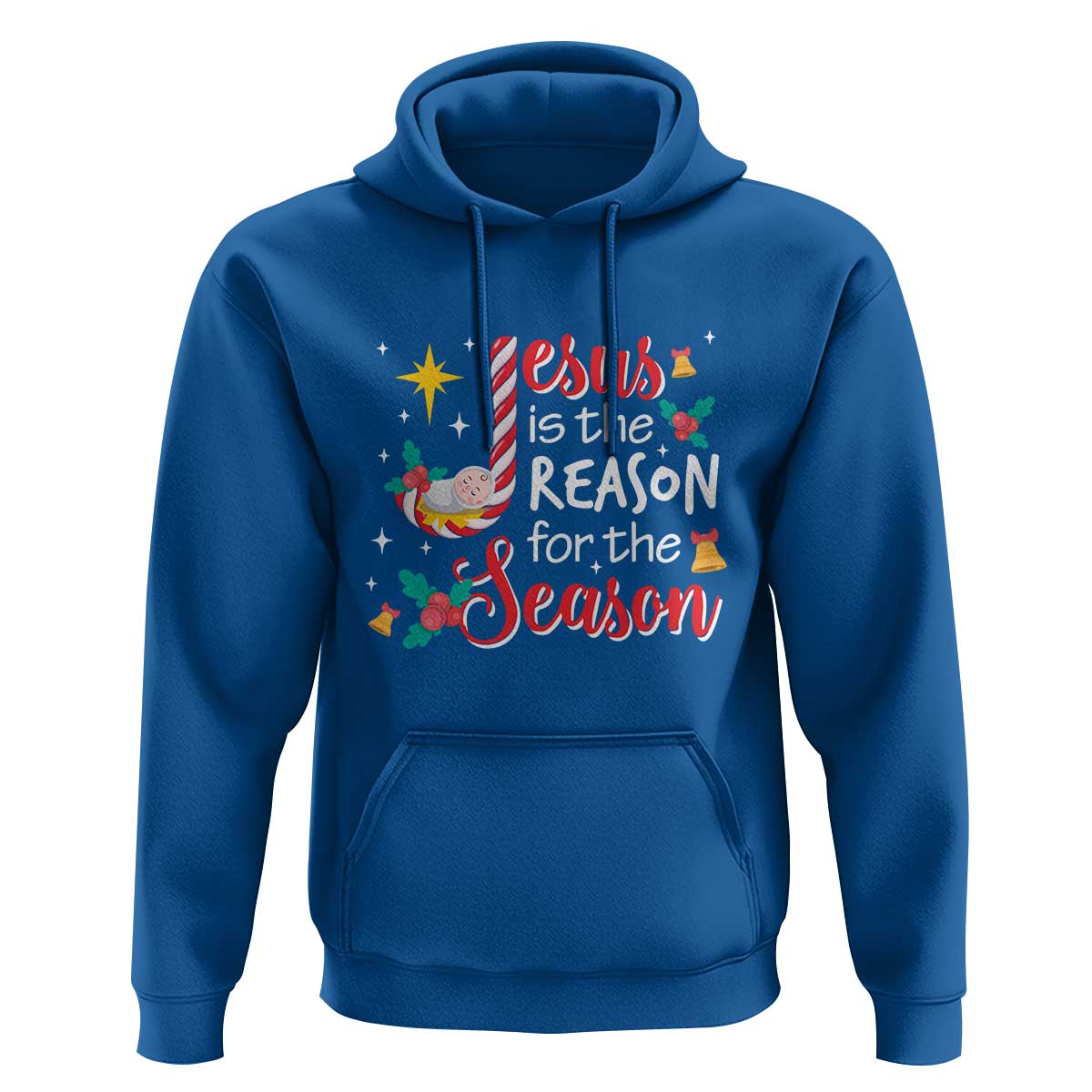 Jesus Is The Reason For The Season Hoodie Christmas Jolly Bell