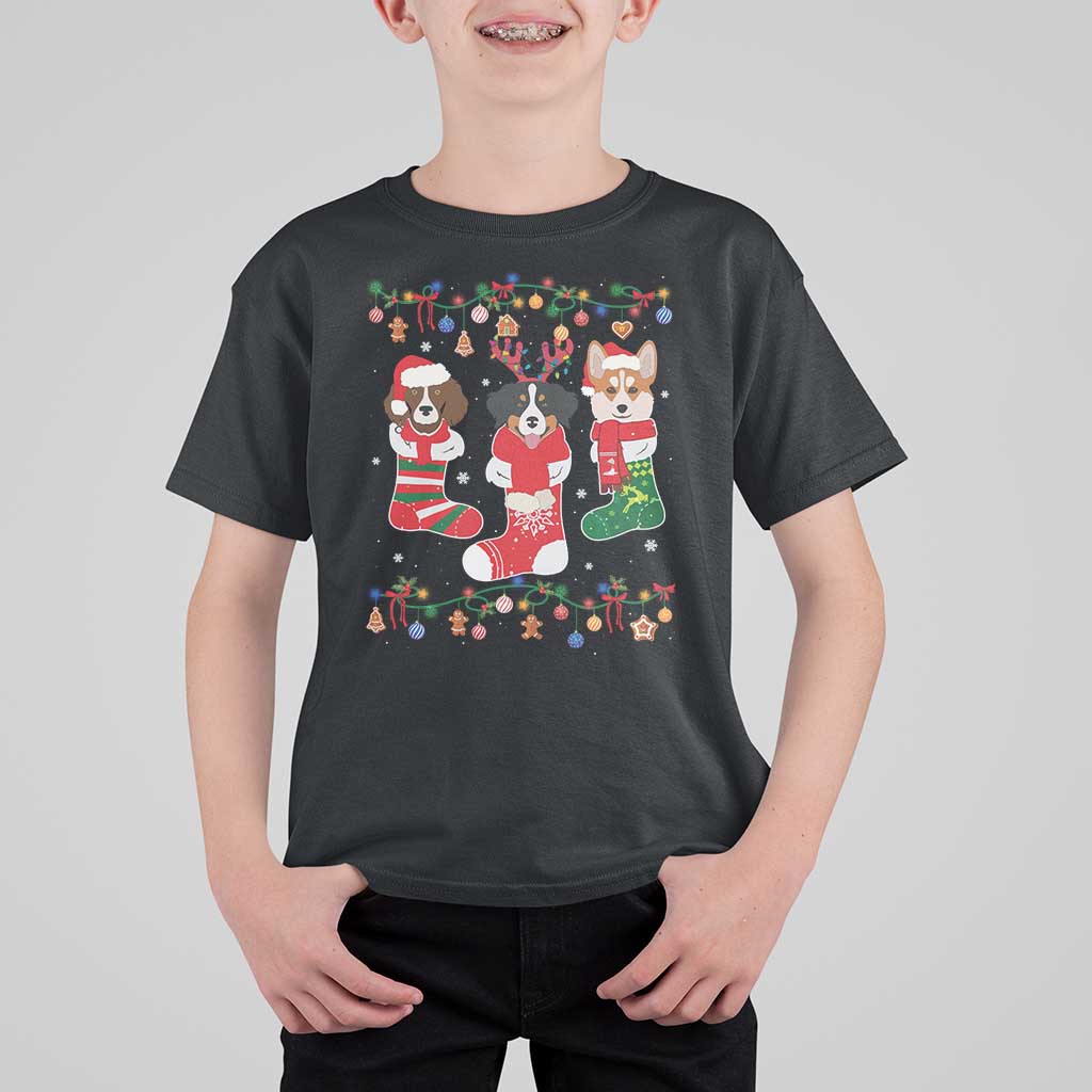 Funny Christmas Dog Owner T Shirt For Kid Socks Xmas Holiday - Wonder Print Shop