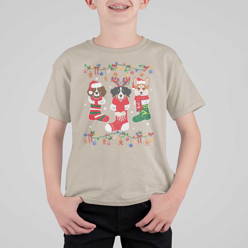Funny Christmas Dog Owner T Shirt For Kid Socks Xmas Holiday - Wonder Print Shop