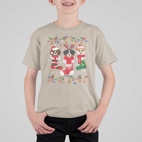 Funny Christmas Dog Owner T Shirt For Kid Socks Xmas Holiday - Wonder Print Shop